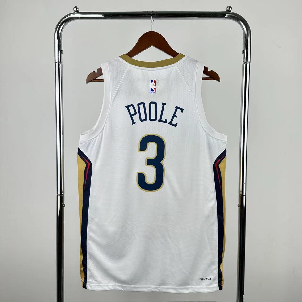 Men New Orleans Pelicans #3 Poole white NBA 2025 Jersey